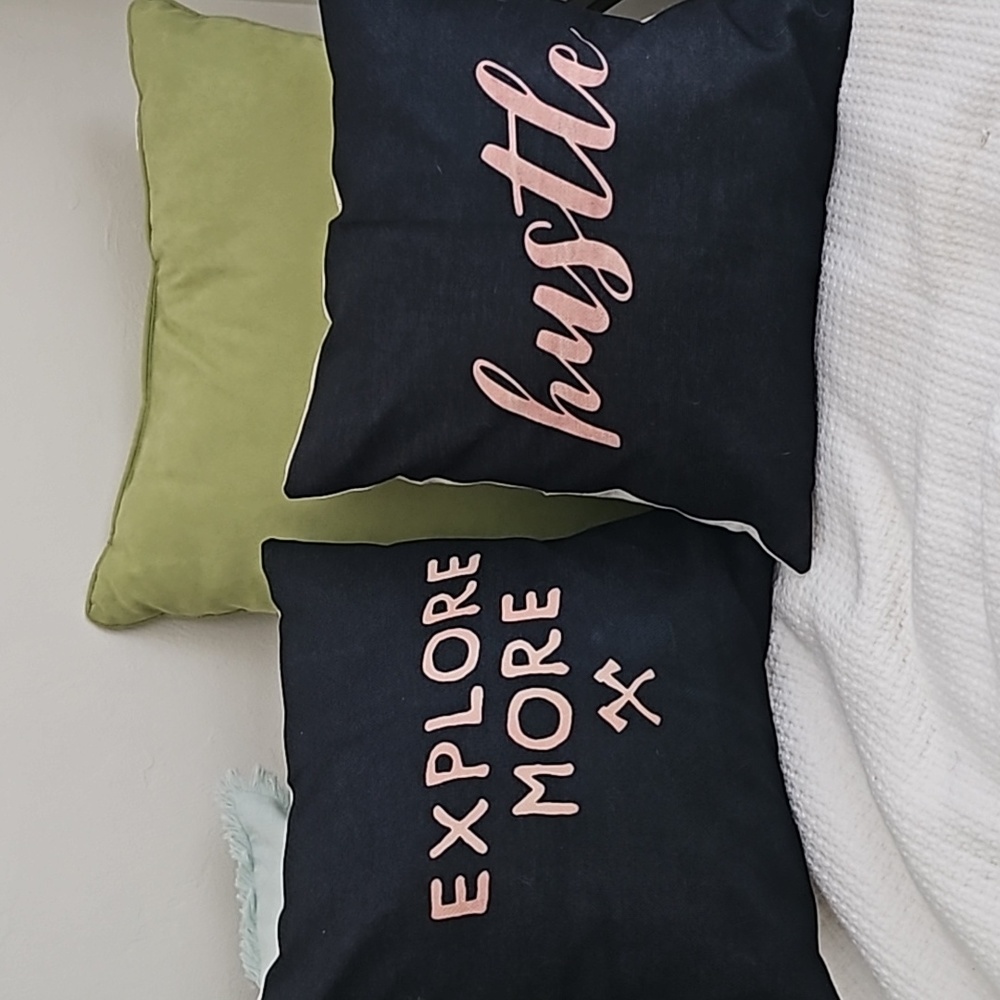 Pillow covers cute sayings 16" square